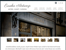 Tablet Screenshot of eureka-antwerp.be